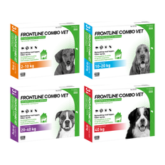 Frontline Combo Vet - Til hunde - 20-40kg - 3x2.68ml