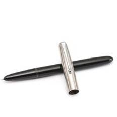 Jinhao vision reservoarpenna, stål metalllock, fin färg transparent fat, fin nib kontor finans skola student skriva a6994 - Svart