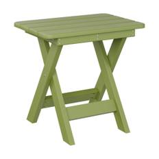 Sidobord hopfällbart grön - Grön
