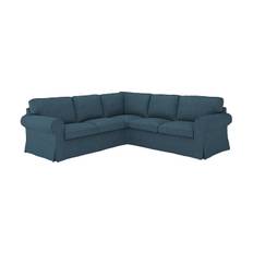 IKEA - EKTORP hjørnesofa 4-pers., Hillared mørkeblå