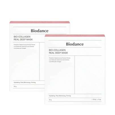 Bio Collagen Real Deep Mask Set - 34g*4 Ansiktsmask - 2-pack