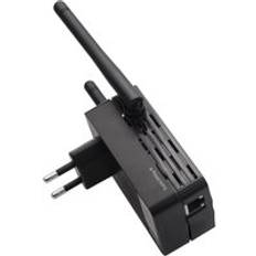 Wifi router 300 mpbs wifi repeater trådlös wifi repetition 2.4g 5g wifi range extender förstärkare 5 ghz trådlös router - Svart eu-kontakt