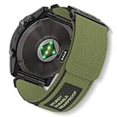 SumRioo QuickFit 26 mm armband för Garmin Fenix 7X Pro Solar/Fenix 7X Pro/Fenix 7X/Fenix 6X Solar/Fenix 6X Pro/Fenix 6X/5X, nylon ersättningsklockarmband för Garmin Instinct 2X/Instinct 2X Solar –