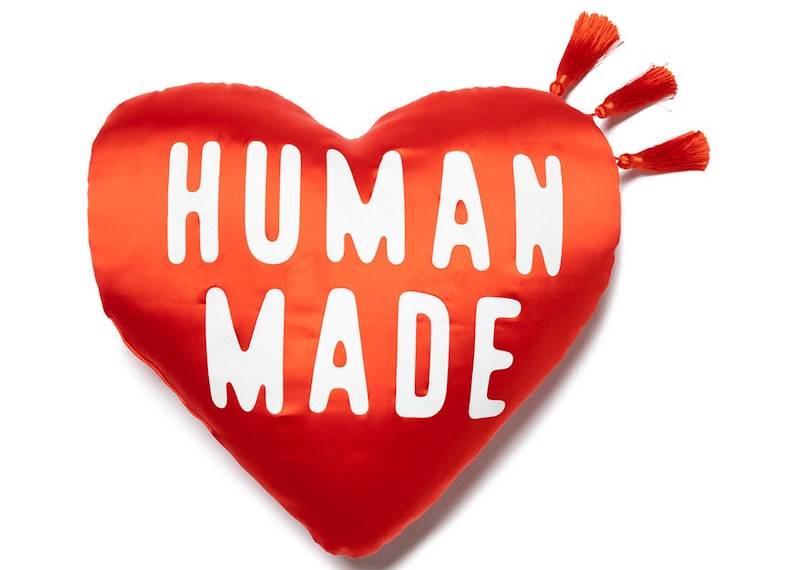 Human Made Heart Cushion Red