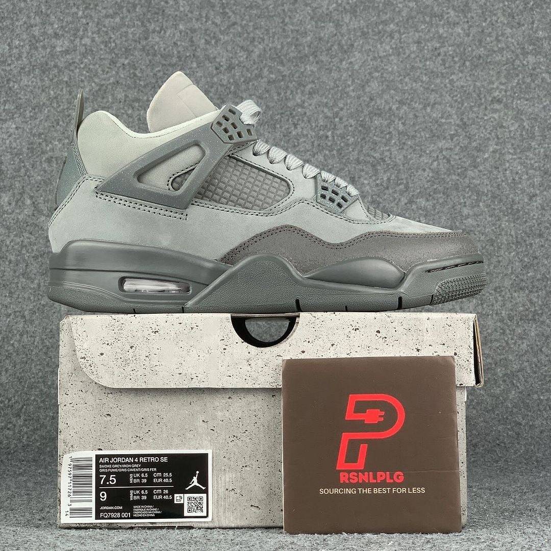 Air Jordan 4 Retro SE 'Wet Cement' - (Mens) EUR 48.5 • US 14 • UK 13