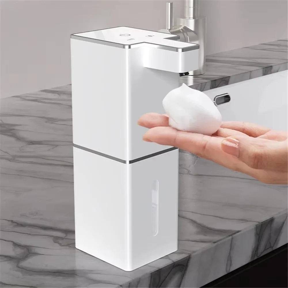 Automatic Soap Dispenser Foam USB Charging Touchless Smart Display Infrared Sensor - P7 380ML Foam