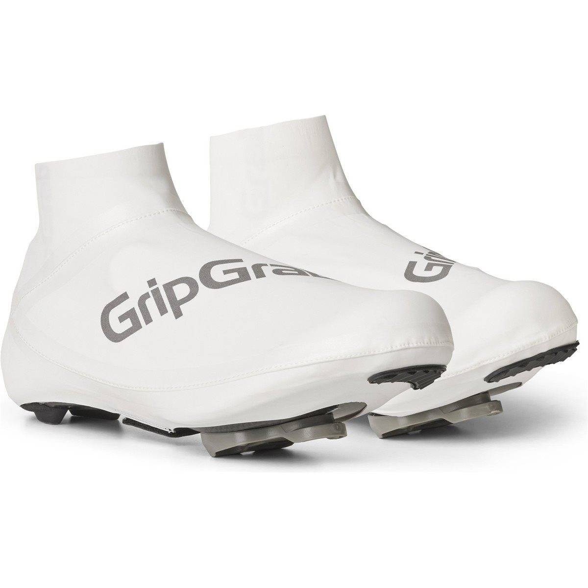 Skoöverdrag GripGrab Faststream Aero Shoe Covers White - Vit (S)
