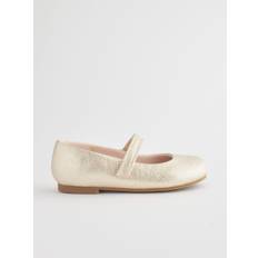 Next Gold Wide Fit (G) Mary Jane Touch Fastening Occasion Shoes - EU 21 (UK 4.5)