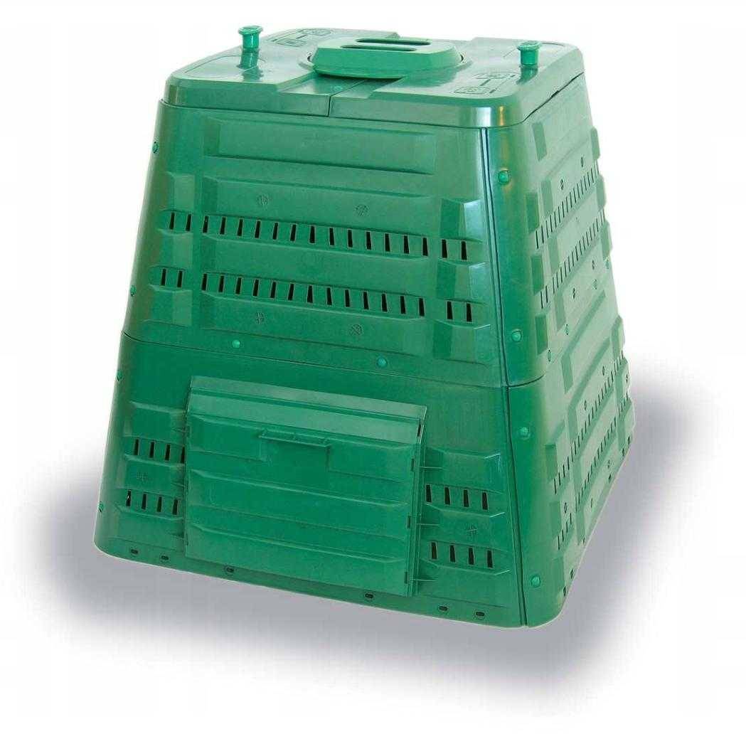 Kompostbehållare 400L, kompostbox för varm kompost utomhus åretrunt, Ekobat Termo