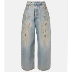 Acne Studios 2023 coated mid-rise wide-leg jeans - blue - 29