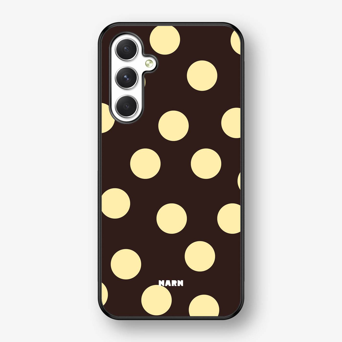 Mönstrat Mobilskal Samsung Galaxy A54 5G – Mocha Pop – Brun – Stöttåligt | NARN