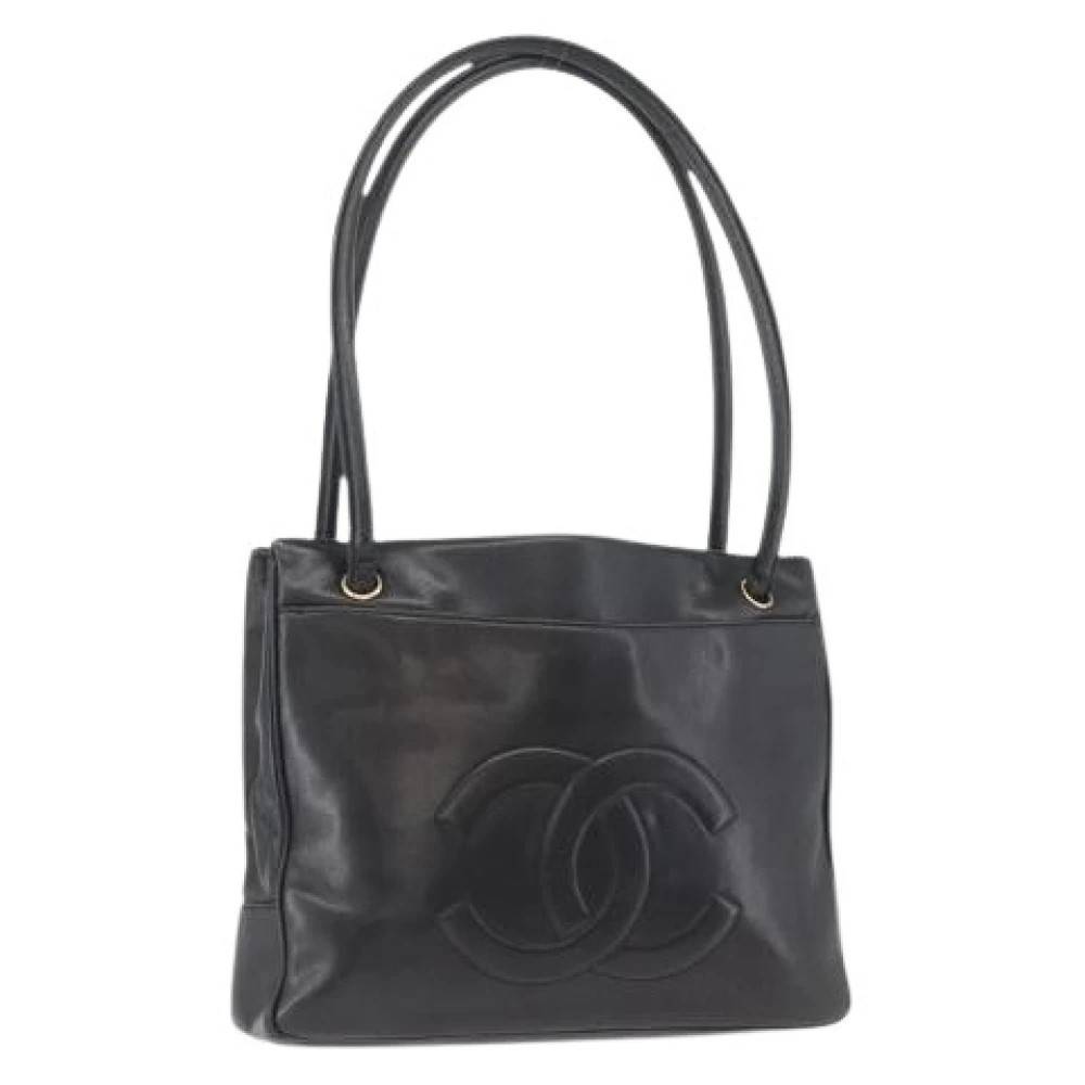 Chanel Vintage Pre-owned Vintage Tote Bag - Vintage - Dame - Sort - ONE SIZE - Uld