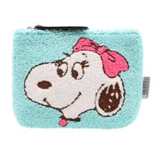 Cosmetic case mini pouch blue [Peanuts] bell/pastel