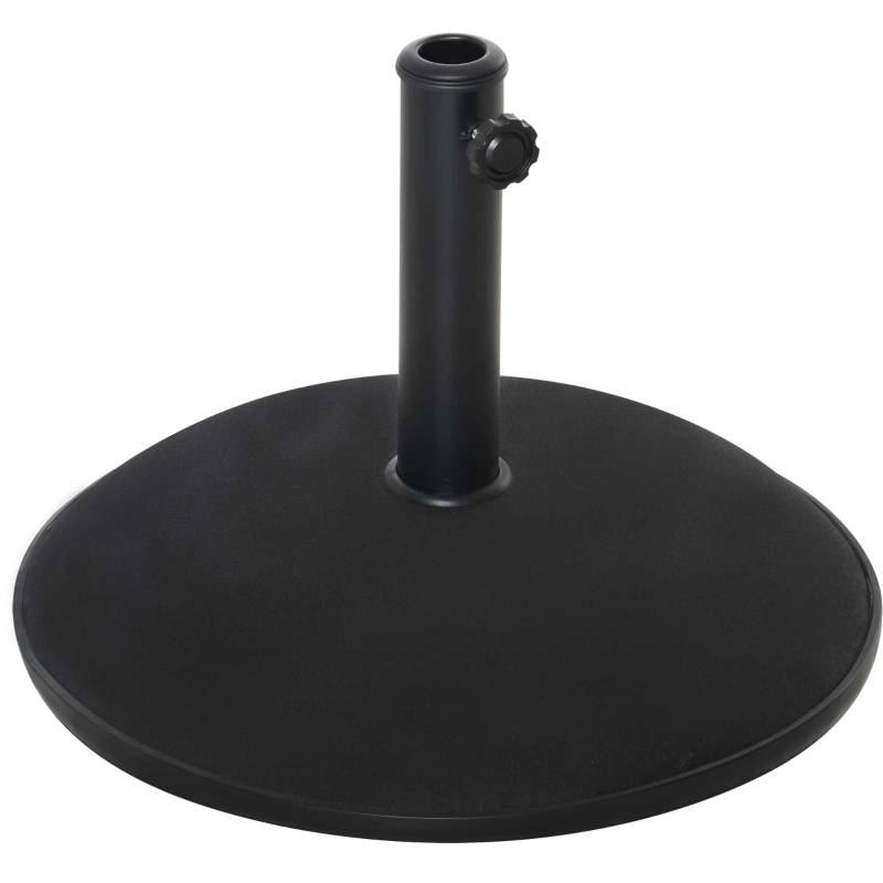 Parasollfot cement 25kg svart