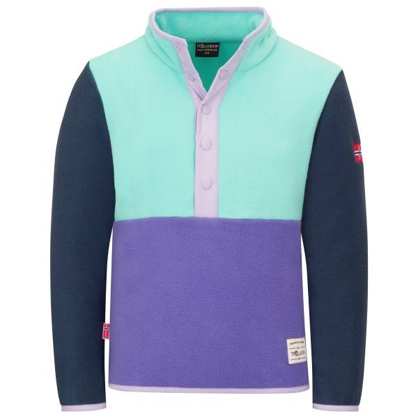 Trollkids Kid's Flekkefjord Half Zip Fleecesweatere Børn størrelse 140 farve kulørt