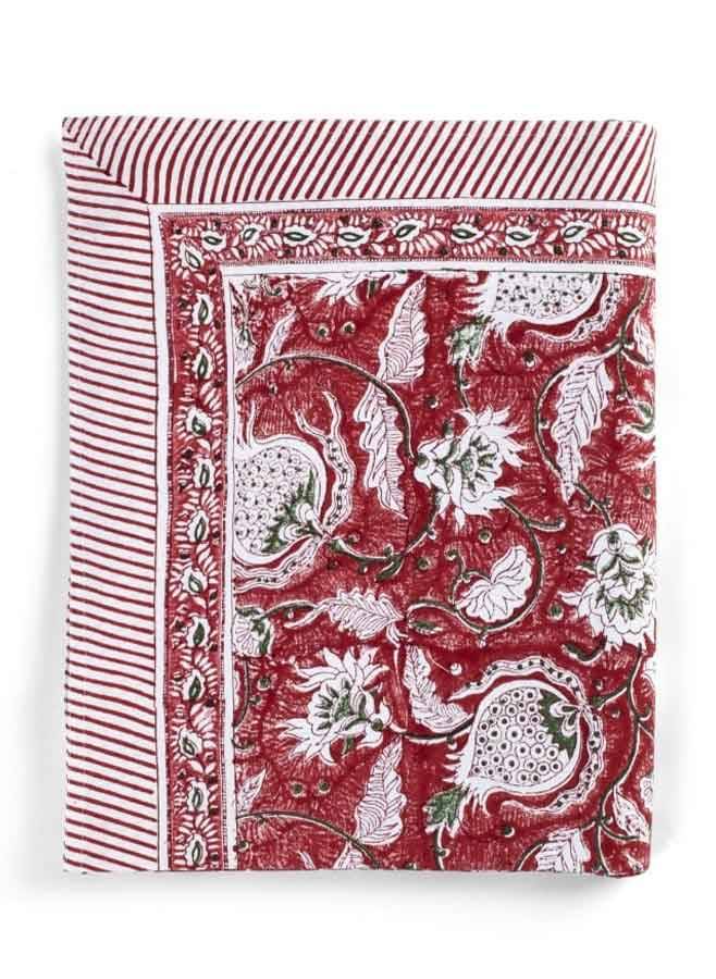 Bordsduk JULDUK Pomegranate Röd 150x230 cm - Chamois