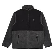 Wind-Blocking Hybrid Jacket Barclay Heather/Polo Black (XXL)