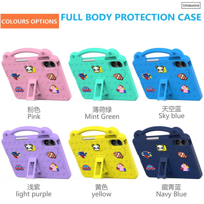 For Xiaomi Redmi Pad2 SE 11" 8.7 Pro 12.1 Pad 5 6 7 8 11.2 inch Kids Portable Cartoon Shockproof Tablet Case Stand Cover Funda