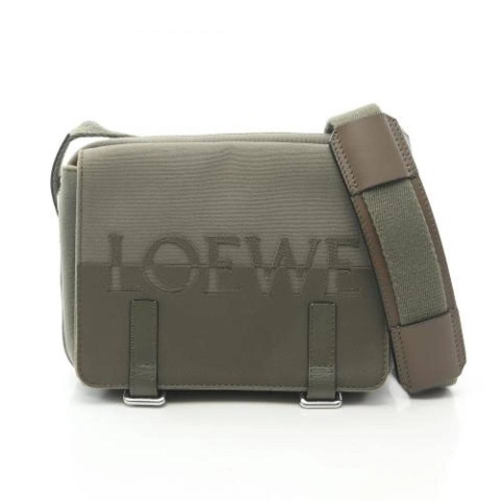 Loewe Pre-owned - Pre-owned Canvas Messenger Bag Vintage - Herr - ONE Size - Läder