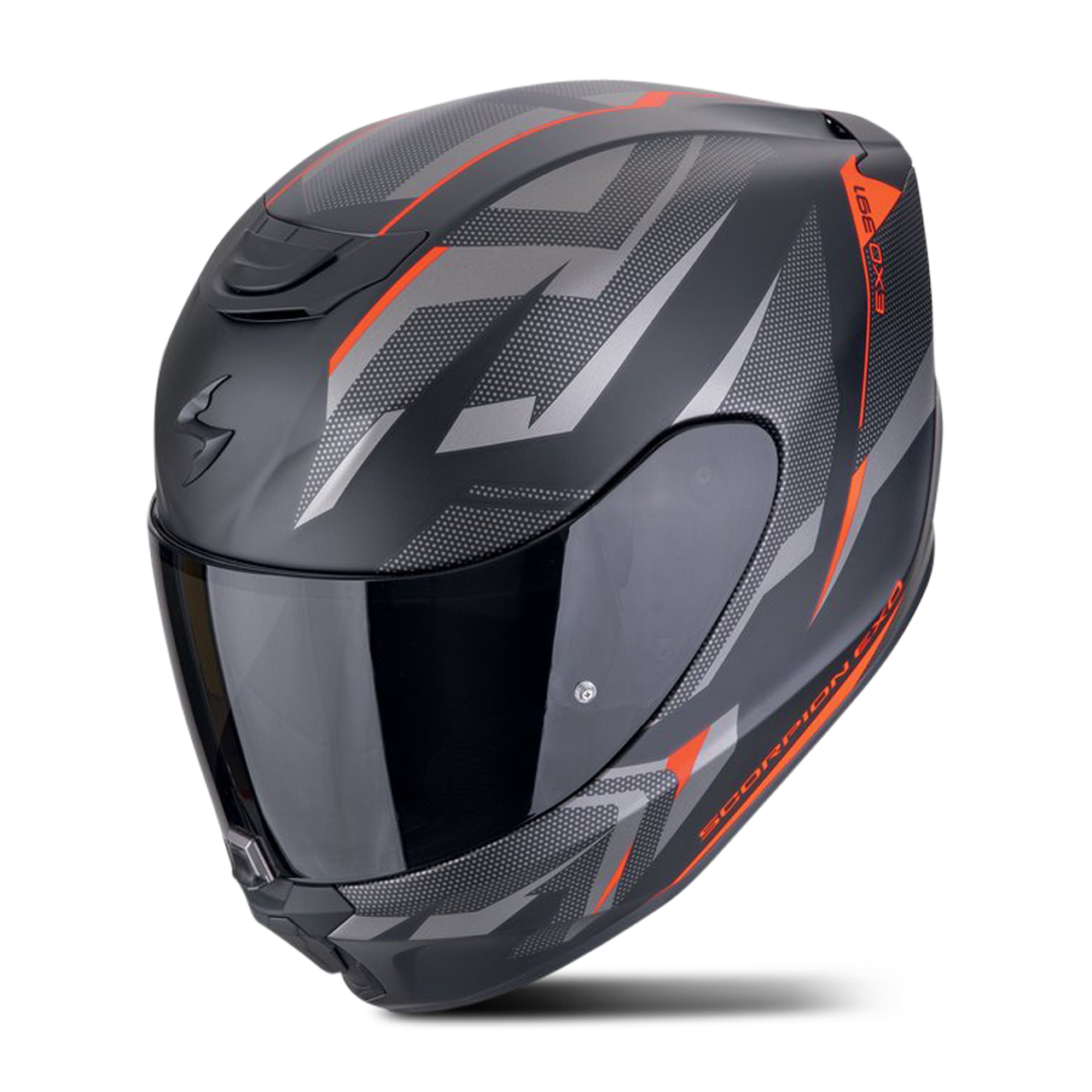 Flip-Up Hjelm Scorpion EXO-391 Mat Sort/RødXS - Rød - XS