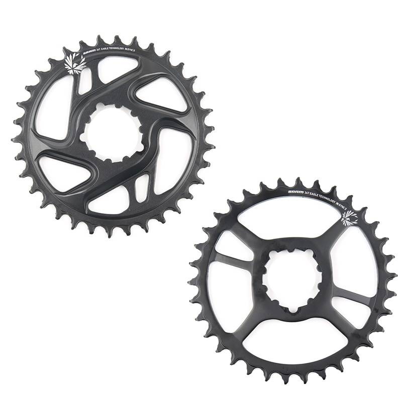 Sram 12 speed eagle kedjekrans 34t krona x-sync 6mm offset stål aluminiumlegering nx sx gx eagle kedjehjul utan bultar - Nx 34t 6mm förskjutning