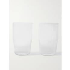 RD.LAB - Helg Set of Two Glass Tumblers - Men - Neutrals