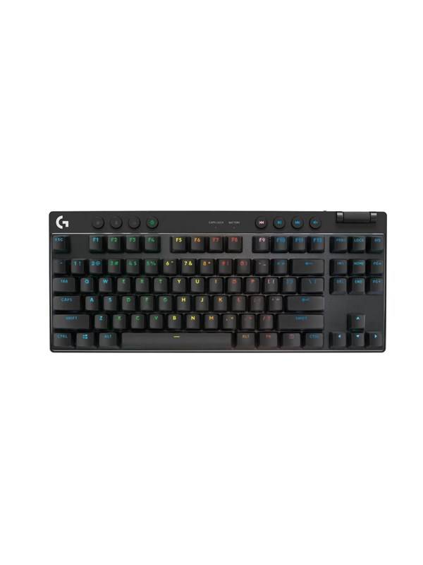 Logitech G PRO X TKL - Logitech GX Blue (Clicky) - Clicky - Gaming Tastatur - Uden Numpad - Amerikansk engelsk - Sort