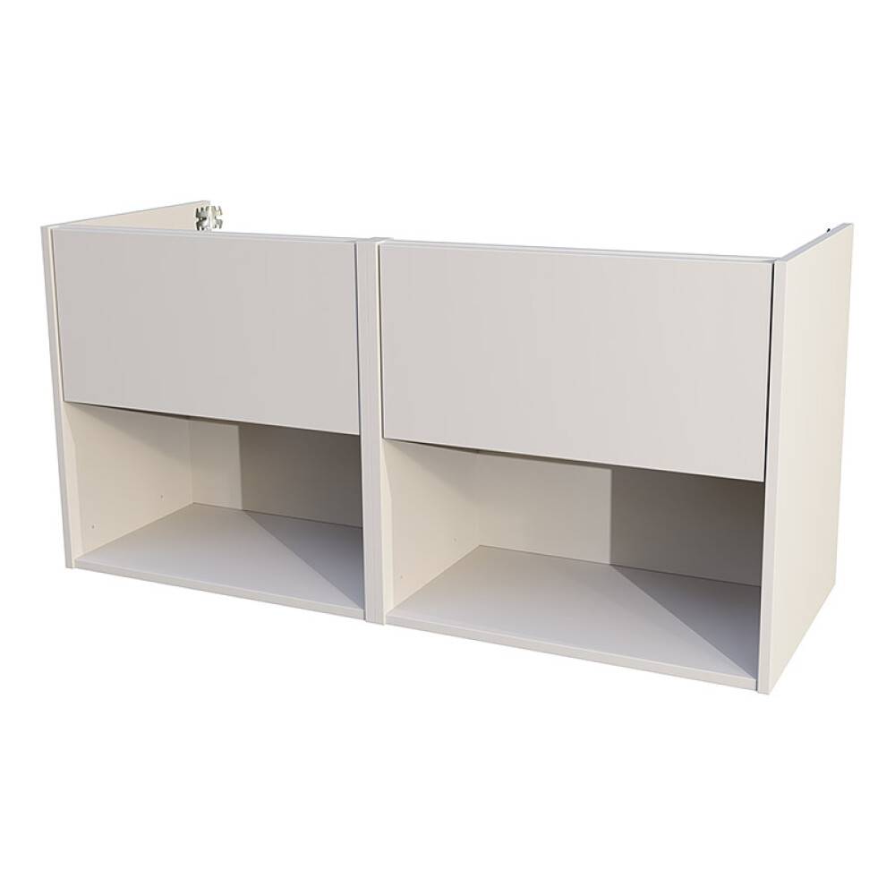 TVÄTTSTÄLLSSKÅP CAMARGUE AURA DUBBEL PORSLIN 120CM 2 LÅDOR & BOXAR SLÄT VARM