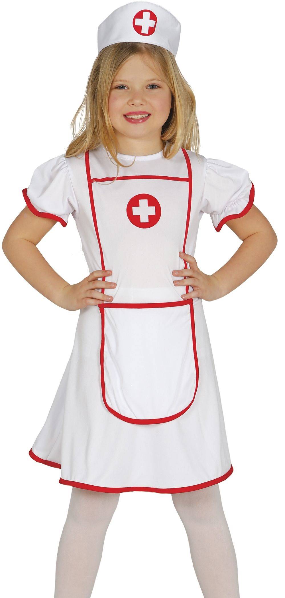 Sygeplejerske kostume 7-9 år