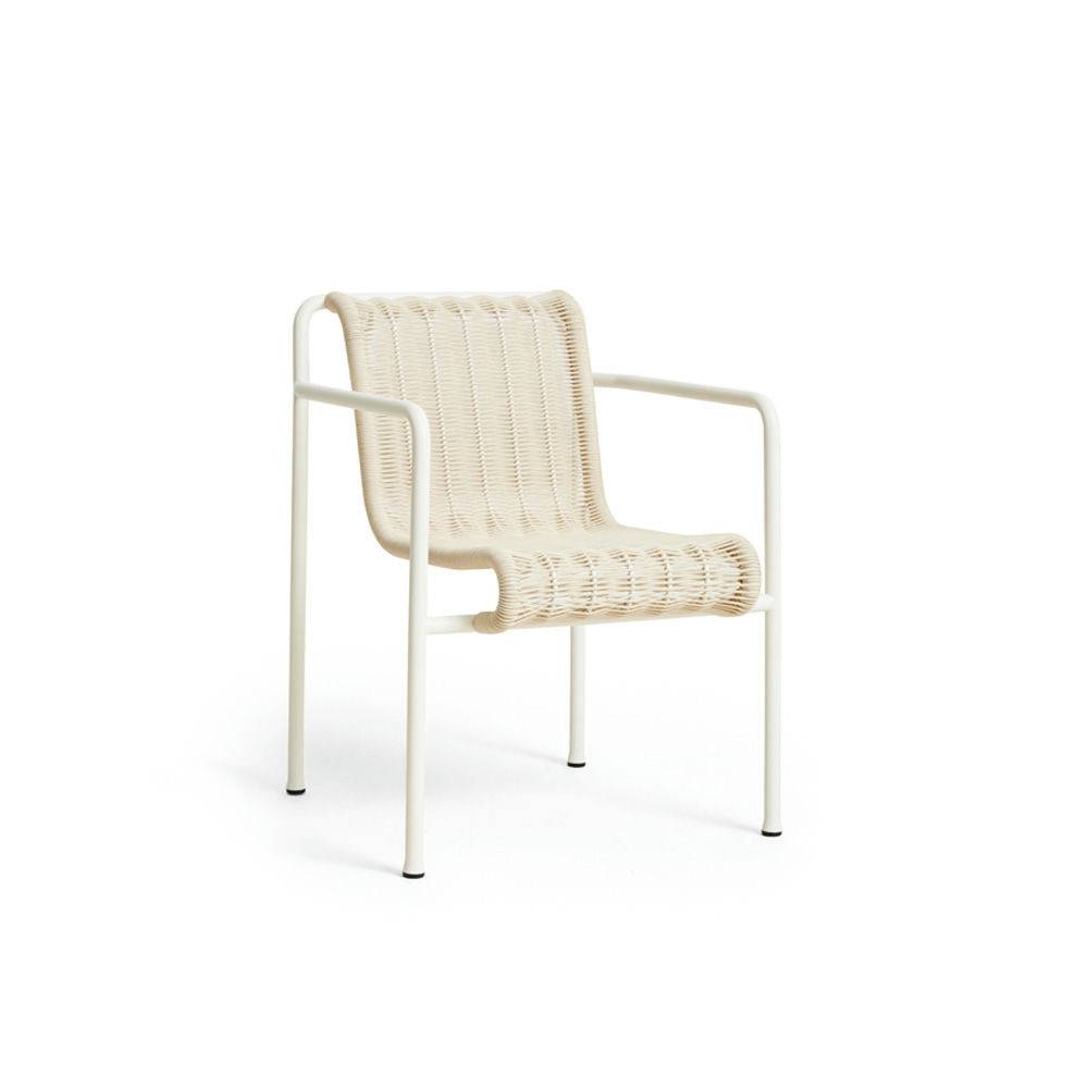 HAY Palissade Cord Dining Armchair Cream White