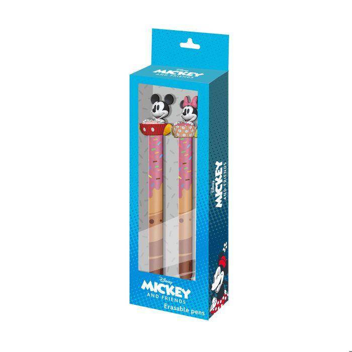 Pack de 2 Stylos Gel Effaçable - Disney Mickey & Minnie Mix - Multicolore - Taille Unique ren