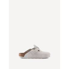 BOSTON SUEDE LEATHER NARROW | ANTIQUE WHITE