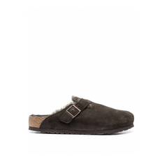 BIRKENSTOCK Boston Shearling Suede Size: 43, colour: MOCCA