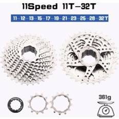1 x 11 -växlad ltwoo växel bakväxel sunshine 11v 11-32/36/40/42/46/50/52t kassett kmc x11 kedja 11s mtb cykeldelar