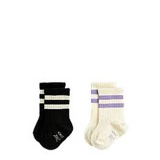 MINI RODINI Stripe 2-Pack Baby Sock |Multi/patterned |16/19