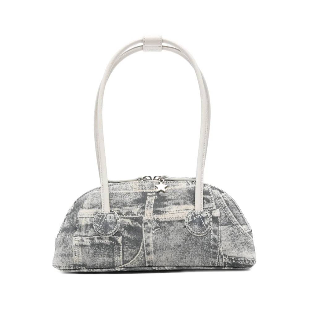 Marge Sherwood Skuldertaske - Tasker - Dame - Grå - ONE SIZE - Uld