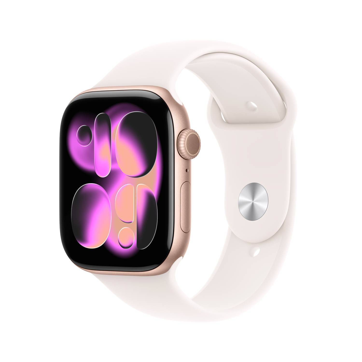 Apple Watch S11 GPS 46mm Rose Gold Aluminium Light Blush Sport Band S/M