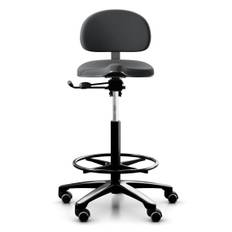 Sadelstol RH Support 4501, Tyg Dark Grey (Select SC60134), Fotring Ja