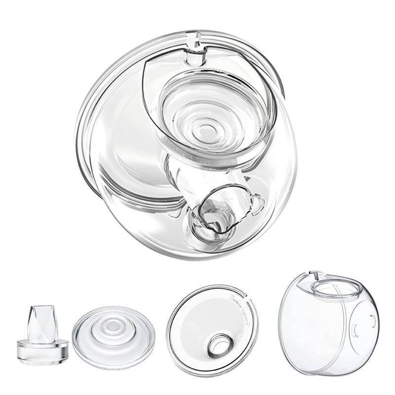 Food Grade Wearable Breast Pump Silicone Replacement Parts Duckbill Valve Diaphragm Flange Fits Most Mainstream Breast Pump Models cm