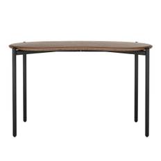 Kartell - Lunat Desk - Dark Wood - Skrivbord - Patricia Urquiola - Träfärgad - Metall/Trä