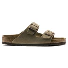 Birkenstock, Sko, Herre, Beige, 43 EU, Læder, Sandaler Arizona Soft Footbed Narrow