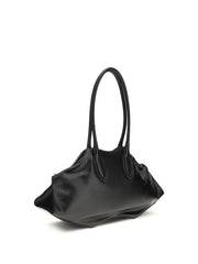Alexander McQueen Manta Shoulder Bag — Black