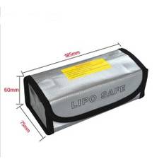 Sikkerheds-pose til opladning af LiPo batterier (18.5x7.5x6cm)