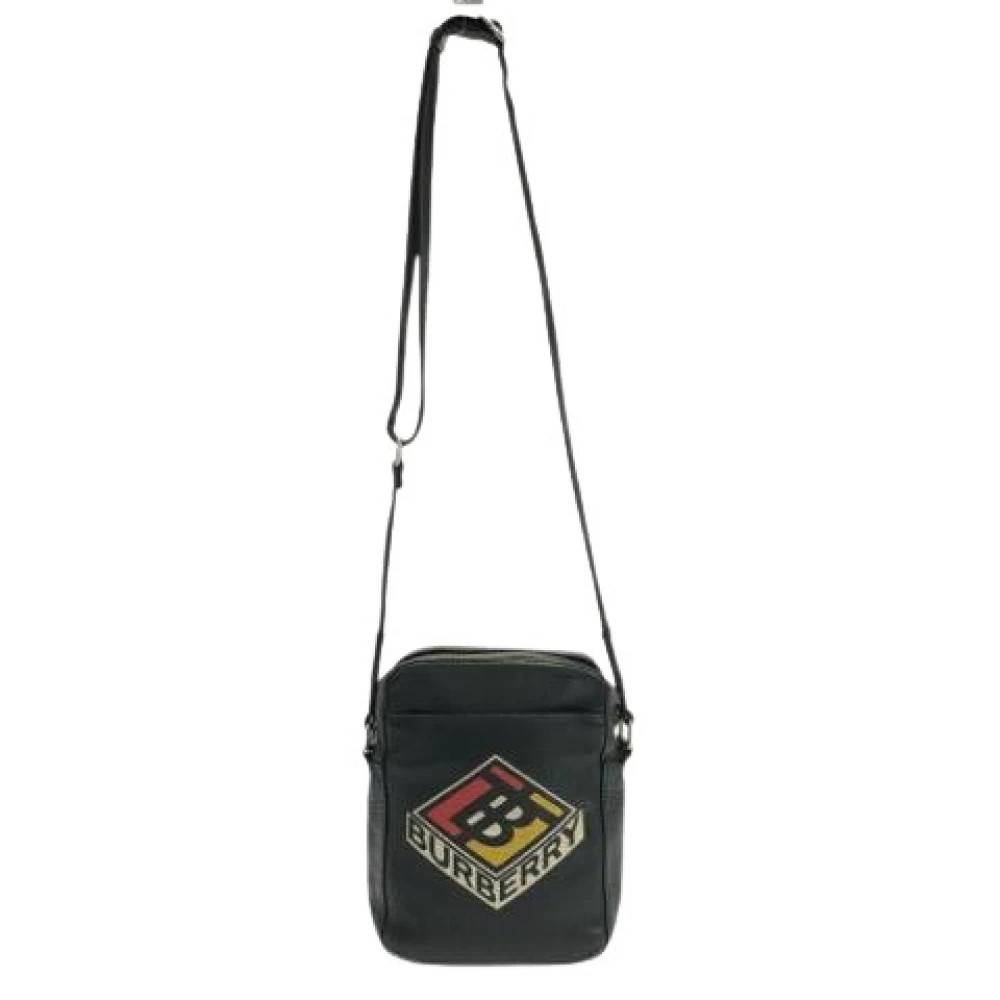 Burberry Vintage Pre-owned Vintage Skuldertaske - Vintage - Dame - Sort - ONE SIZE - Uld