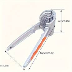 TEMU Heavy-duty Metal Nut Cracker - Ergonomic Walnut Opener & Multi-functional Shelling Tool For , Pecans, - Essential Kitchen Gadget