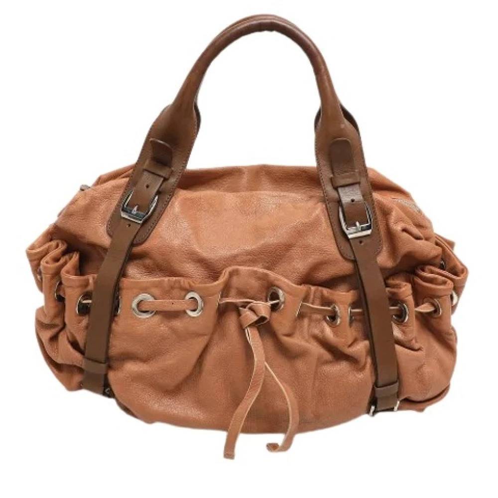 Marni Pre-owned Pre-owned Satchel - Vintage - Dame - Beige - ONE SIZE - Læder