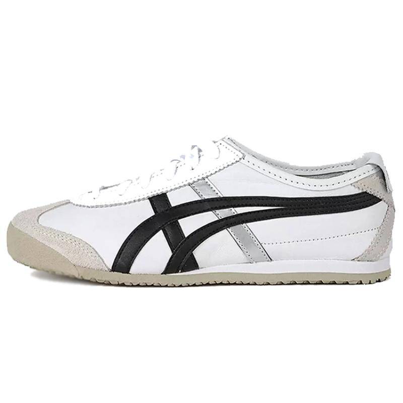 Onitsuka Tiger MEXICO 66 Vita Silver Svarta Sneakers DL408-0190 44