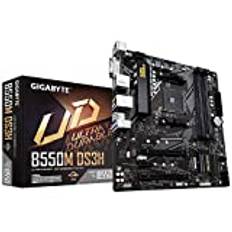 GIGABYTE B550M DS3H (AM4 AMD/B550/Micro ATX/Dual M.2/SATA 6Gb/s/USB 3.2 Gen 1/PCIe 4.0/HMDI/DVI/DDR4/Motherboard)