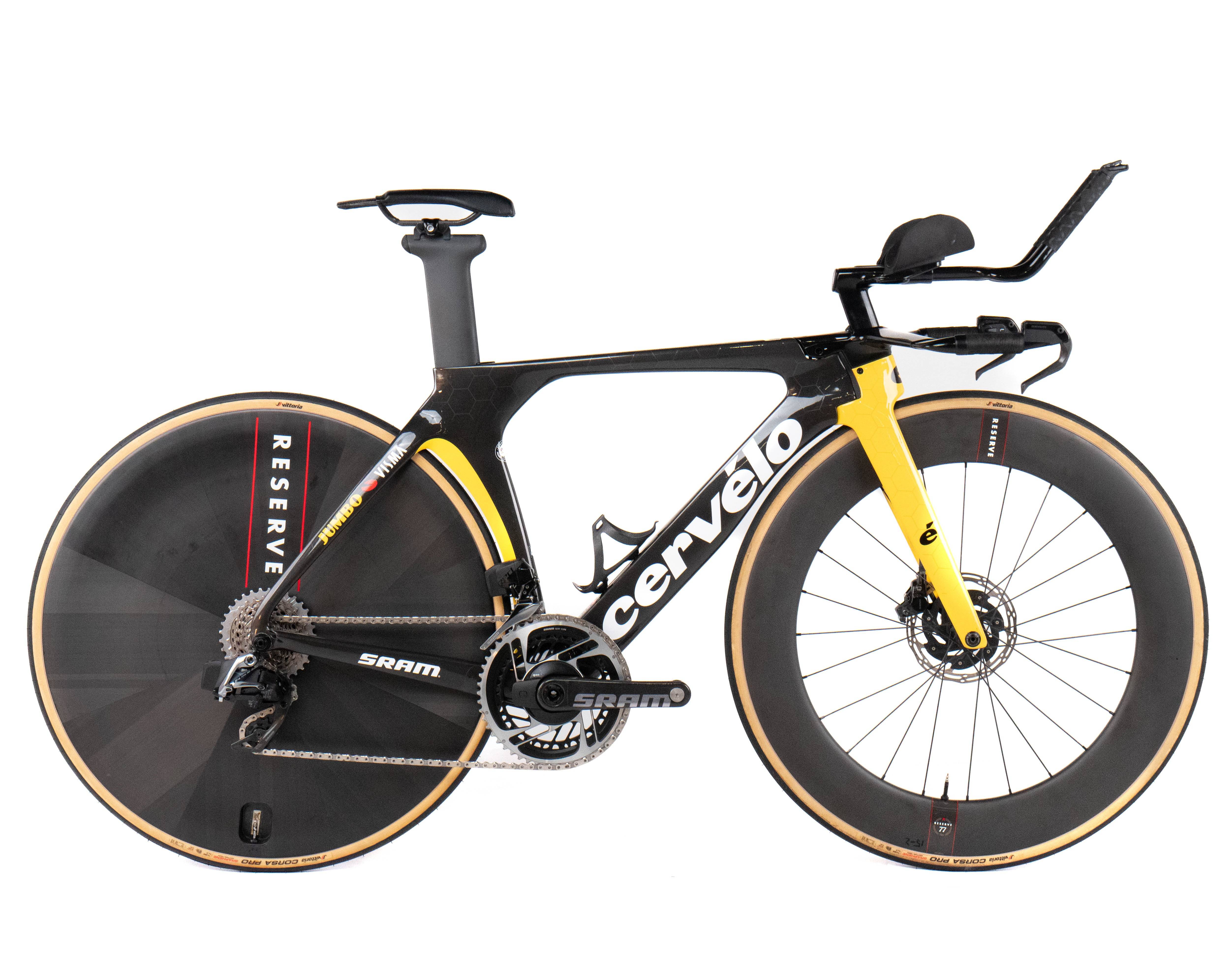 Cervélo P5 2023 Marianne Vos size 48 Team Visma Lease a Bike Sram Red AXS Di2 2x12sp - Bikeroom / 48 / team visma lease a bike (48)