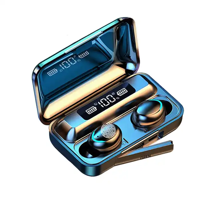 Factory Wholesale Tws F9-5 Earphones 9d Hifi Stereo Waterproof Led Display Wireless Earbuds F9-5c In Ear Headphones